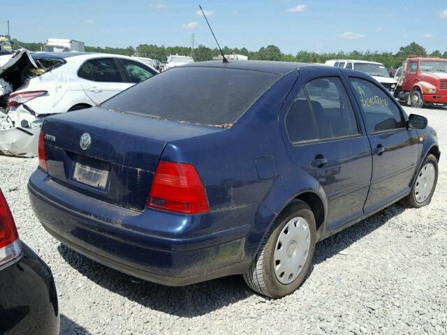 3VWRS29M31M036604 - 2001 VOLKSWAGEN JETTA GL BLUE photo 4