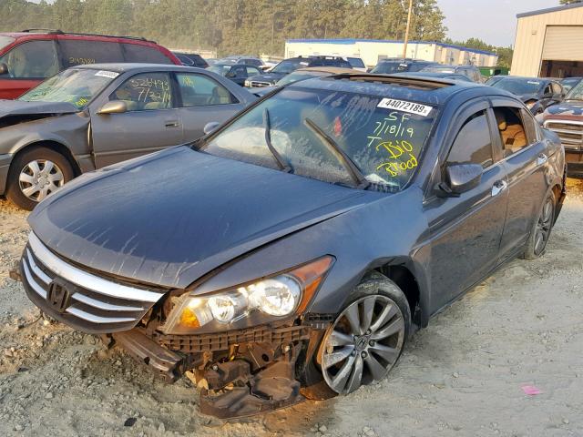 1HGCP3F81CA022936 - 2012 HONDA ACCORD EXL GRAY photo 2