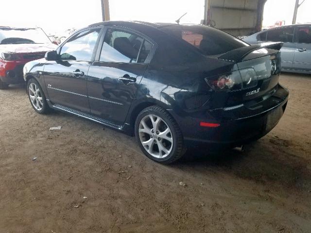 JM1BK323281837916 - 2008 MAZDA 3 S BLACK photo 3