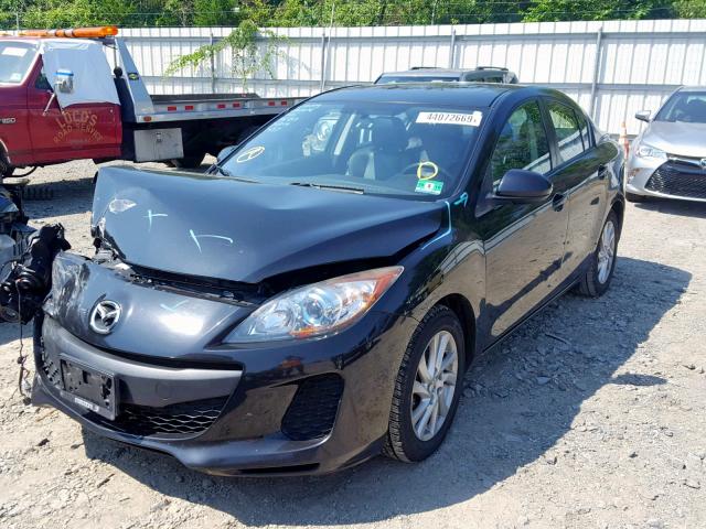 JM1BL1W89C1638474 - 2012 MAZDA 3 I BLACK photo 2