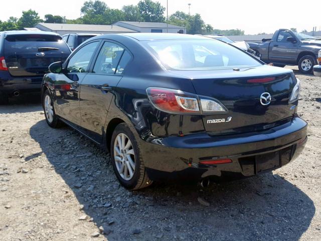 JM1BL1W89C1638474 - 2012 MAZDA 3 I BLACK photo 3