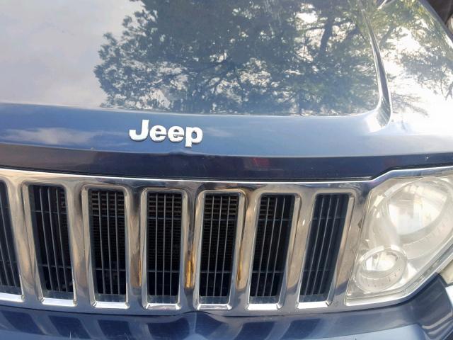 1J8GN58K78W190190 - 2008 JEEP LIBERTY LI BLUE photo 7