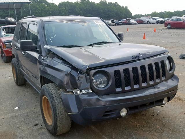 1C4NJPBA6ED813036 - 2014 JEEP PATRIOT SP GRAY photo 1