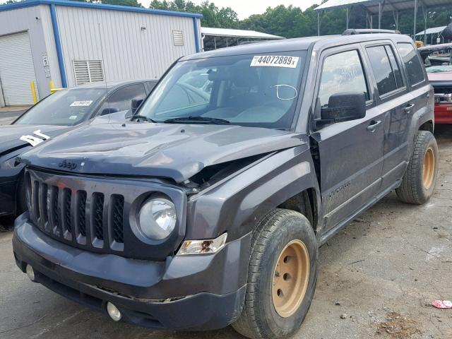 1C4NJPBA6ED813036 - 2014 JEEP PATRIOT SP GRAY photo 2