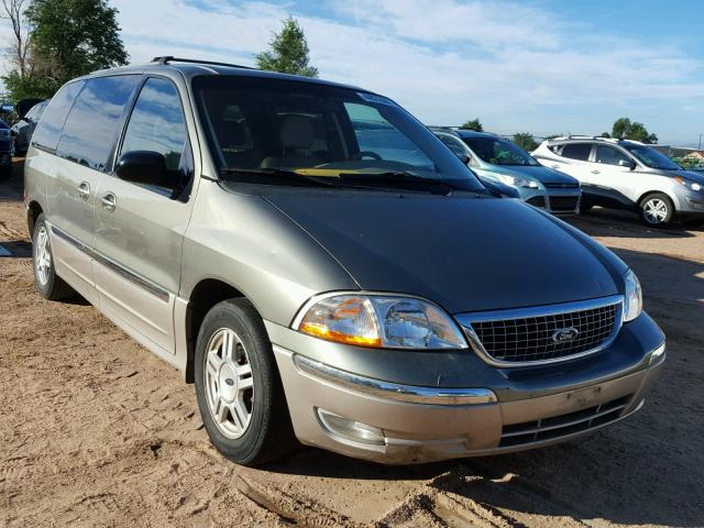 2FMZA53472BA11736 - 2002 FORD WINDSTAR S GREEN photo 1