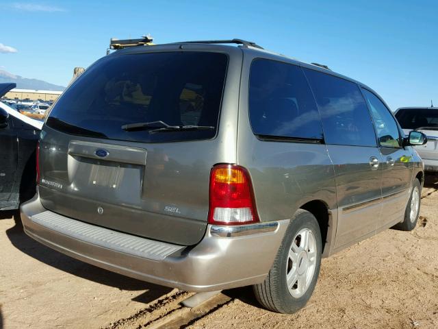 2FMZA53472BA11736 - 2002 FORD WINDSTAR S GREEN photo 4