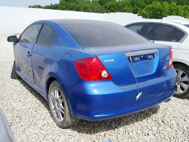 JTKDE167160129329 - 2006 TOYOTA SCION TC ლურჯი ფოტო 3
