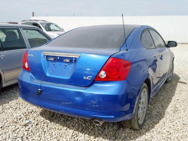 JTKDE167160129329 - 2006 TOYOTA SCION TC ლურჯი ფოტო 4