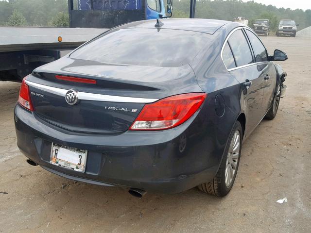 2G4GT5GV2D9245670 - 2013 BUICK REGAL PREM GRAY photo 4