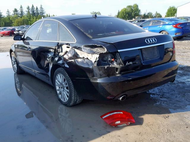 WAUDH74F47N017329 - 2007 AUDI A6 3.2 QUA BLACK photo 3