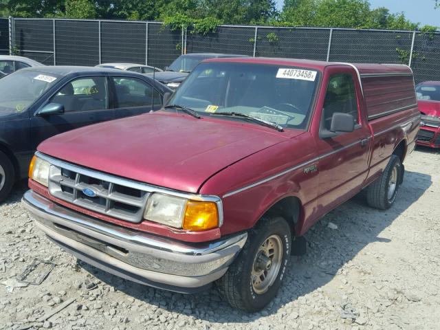 1FTCR10A0RTA89517 - 1994 FORD RANGER RED photo 2