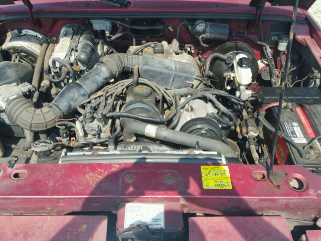 1FTCR10A0RTA89517 - 1994 FORD RANGER RED photo 7