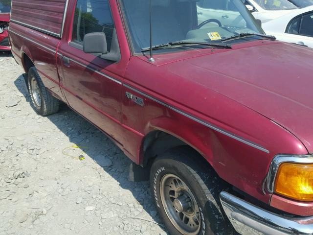 1FTCR10A0RTA89517 - 1994 FORD RANGER RED photo 9