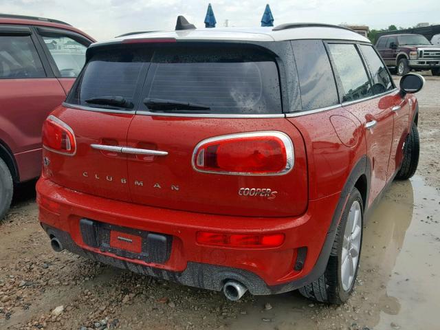 WMWLU5C54H2C45910 - 2017 MINI COOPER S C RED photo 4