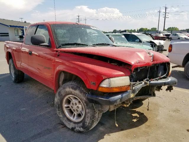 1B7GG22Y4WS667708 - 1998 DODGE DAKOTA RED photo 1