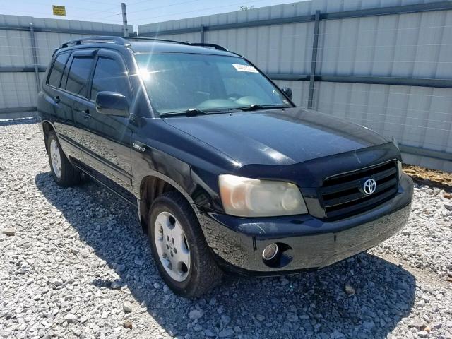 JTEEP21A540023523 - 2004 TOYOTA HIGHLANDER BLACK photo 1