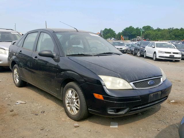 1FAFP34N07W156517 - 2007 FORD FOCUS ZX4 BLACK photo 1