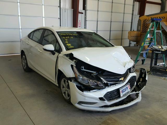 1G1BC5SM1J7106519 - 2018 CHEVROLET CRUZE LS WHITE photo 1