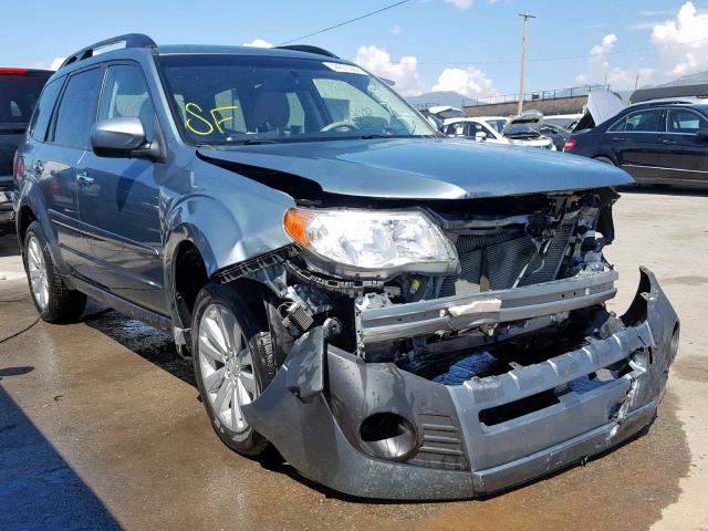 JF2SHAEC1BH727664 - 2011 SUBARU FORESTER L BLUE photo 1