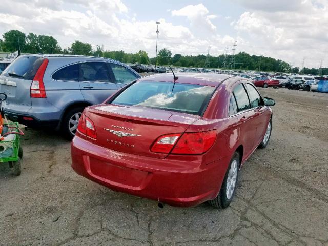 1C3CC4FBXAN158844 - 2010 CHRYSLER SEBRING TO RED photo 4