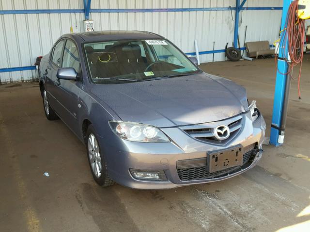 JM1BK323481824522 - 2008 MAZDA 3 S GRAY photo 1