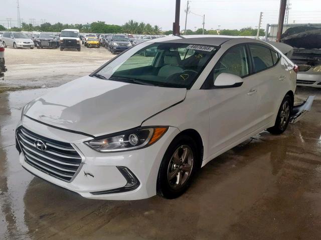 5NPD94LA1HH076943 - 2017 HYUNDAI ELANTRA EC WHITE photo 2