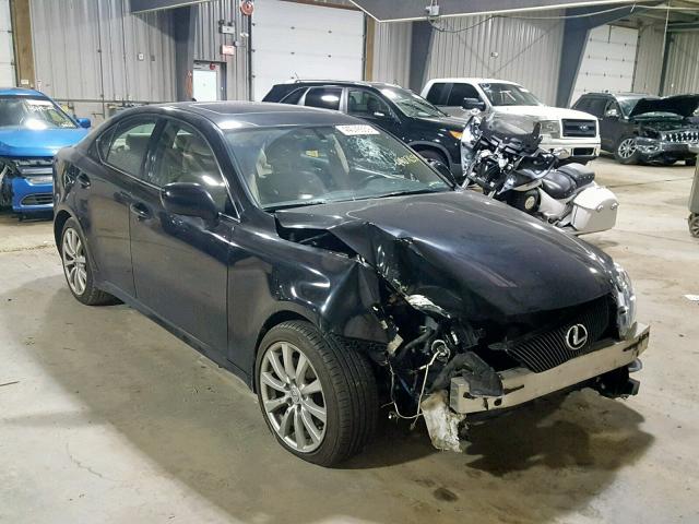 JTHCK262975009934 - 2007 LEXUS IS 250 BLACK photo 1