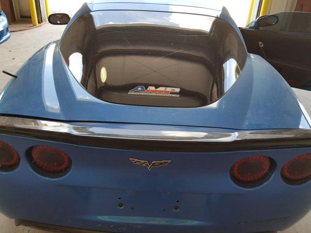 1G1YY25EX85114767 - 2008 CHEVROLET CORVETTE Z BLUE photo 6