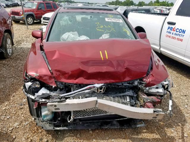 2HGFA1F9XAH528081 - 2010 HONDA CIVIC EXL BURGUNDY photo 9