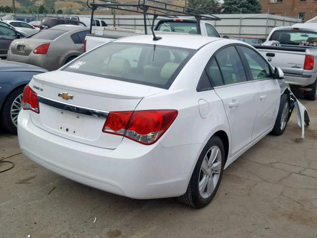 1G1P75SZ4E7401738 - 2014 CHEVROLET CRUZE WHITE photo 4