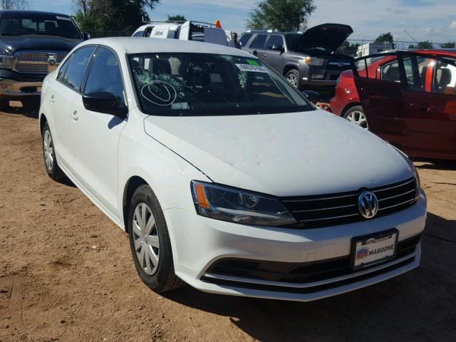 3VW2K7AJ4FM413108 - 2015 VOLKSWAGEN JETTA BASE 白色 照片 1