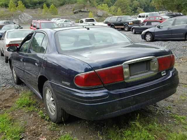 1G4HP54K22U207164 - 2002 BUICK LESABRE CU BLUE photo 3