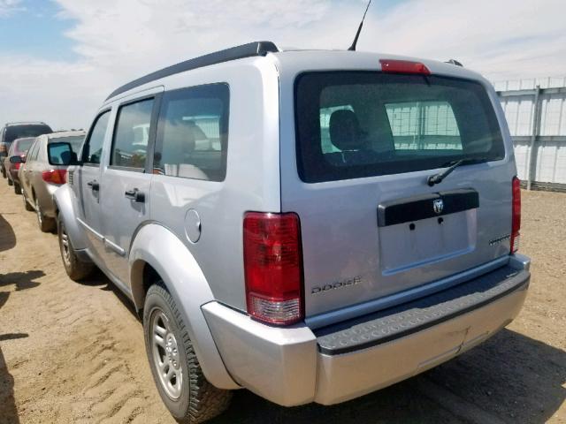 1D4PU2GK4BW560922 - 2011 DODGE NITRO SE SILVER photo 3