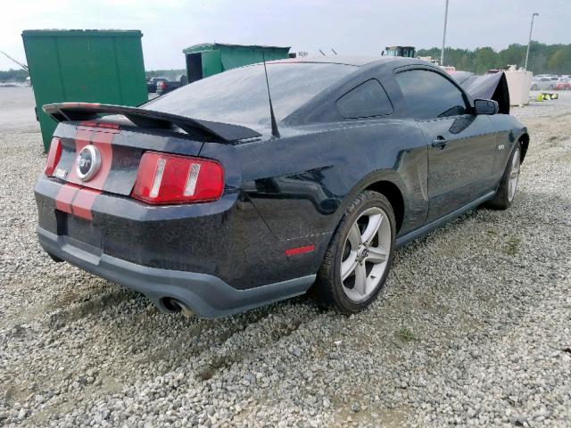 1ZVBP8CF9B5142613 - 2011 FORD MUSTANG GT BLACK photo 4