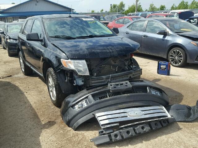 2FMDK3JC6ABB46209 - 2010 FORD EDGE SEL BLACK photo 1