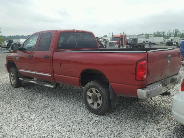 3D7KS28A68G114268 - 2008 DODGE RAM 2500 S MAROON photo 3