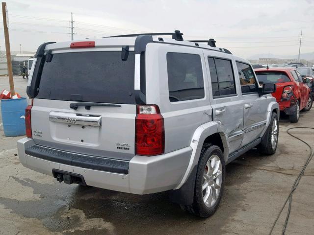 1J8HG58236C164912 - 2006 JEEP COMMANDER 银色 照片 4