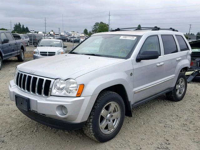 1J4HR58236C229754 - 2006 JEEP GRAND CHER GRAY photo 2