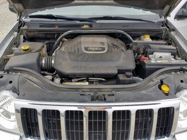 1J4HR58236C229754 - 2006 JEEP GRAND CHER GRAY photo 7