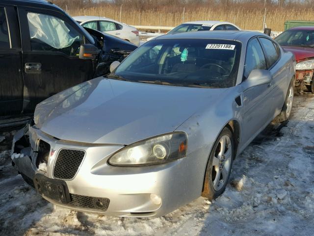 2G2WC58C761222064 - 2006 PONTIAC GRAND PRIX SILVER photo 2