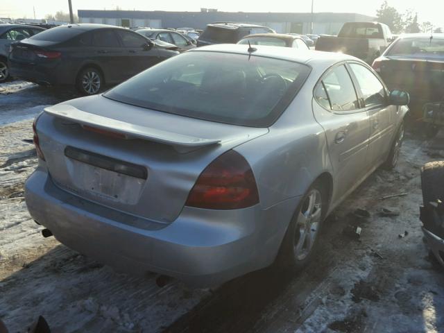 2G2WC58C761222064 - 2006 PONTIAC GRAND PRIX SILVER photo 4