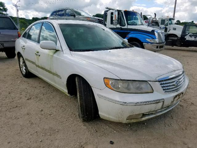 KMHFC46F57A205978 - 2007 HYUNDAI AZERA SE WHITE photo 1