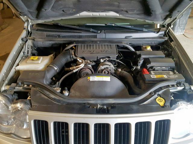 1J8GR48K28C206277 - 2008 JEEP GRAND CHER TAN photo 7