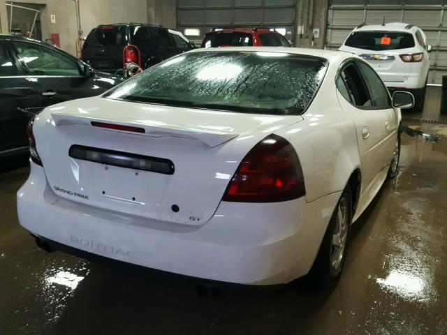 2G2WS522841302747 - 2004 PONTIAC GRAND PRIX WHITE photo 4