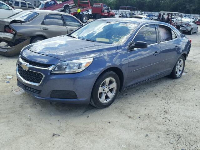1G11B5SLXEF184962 - 2014 CHEVROLET MALIBU LS BLUE photo 2