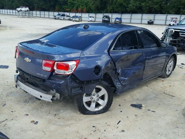 1G11B5SLXEF184962 - 2014 CHEVROLET MALIBU LS BLUE photo 4