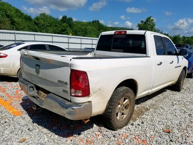 1C6RD7GP4CS220409 - 2012 DODGE RAM 1500 S WHITE photo 4