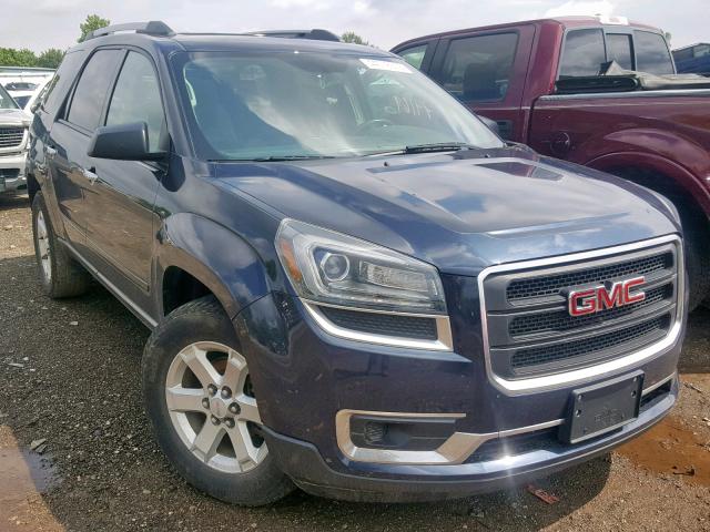 1GKKRPKD0GJ241573 - 2016 GMC ACADIA SLE BLUE photo 1