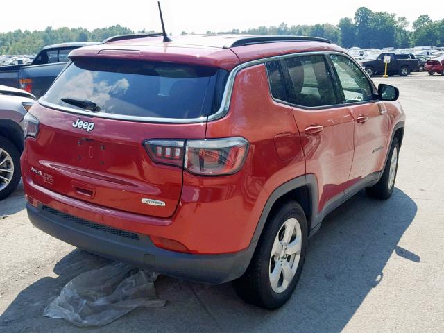 3C4NJDBB2JT435387 - 2018 JEEP COMPASS LA RED photo 4