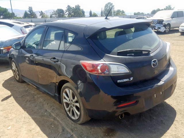 JM1BL1K65B1424391 - 2011 MAZDA 3 S BLACK photo 3